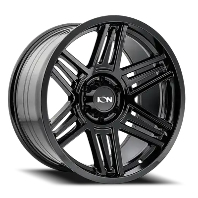 Ion Alloy Cast Aluminum Wheels 147 GB 17x9 Gloss Black 8 On 165.1 Bolt Pattern 0 Offset ION Wheels