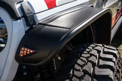 Bushwacker 20c Gladiator Launch Edition 4pc Flat Sytle Fender Flares Black