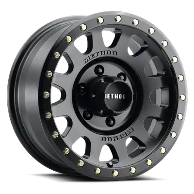 Method Race Wheels Aluminum Wheels 18x9 NV HD MR305 Bolt Pattern 8 On 165.1 Offset 18 Lip Size 1.38 Matte Black MB Method
