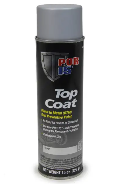 POR-15 Top Coat Silver 15oz Aerosol