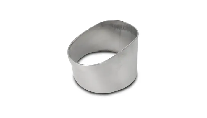 Turbo Discharge Transition Adapter Flange; 1.5MM Thickness; For GT25/GT28; 304 Stainless Steel; Oval To Round; product image