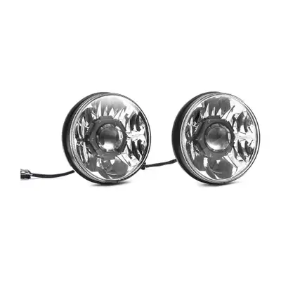 KC HiLiTES KC HiLiTES 42341 KC Headlights Gravity LED 7in 2-Light - 2007-2018 Jeep Wrangler JK 2/4-Door