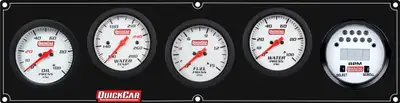 Quickcar Racing Products Extreme 4-1 Panel w/Tach OP/WT/FP15/WP Black