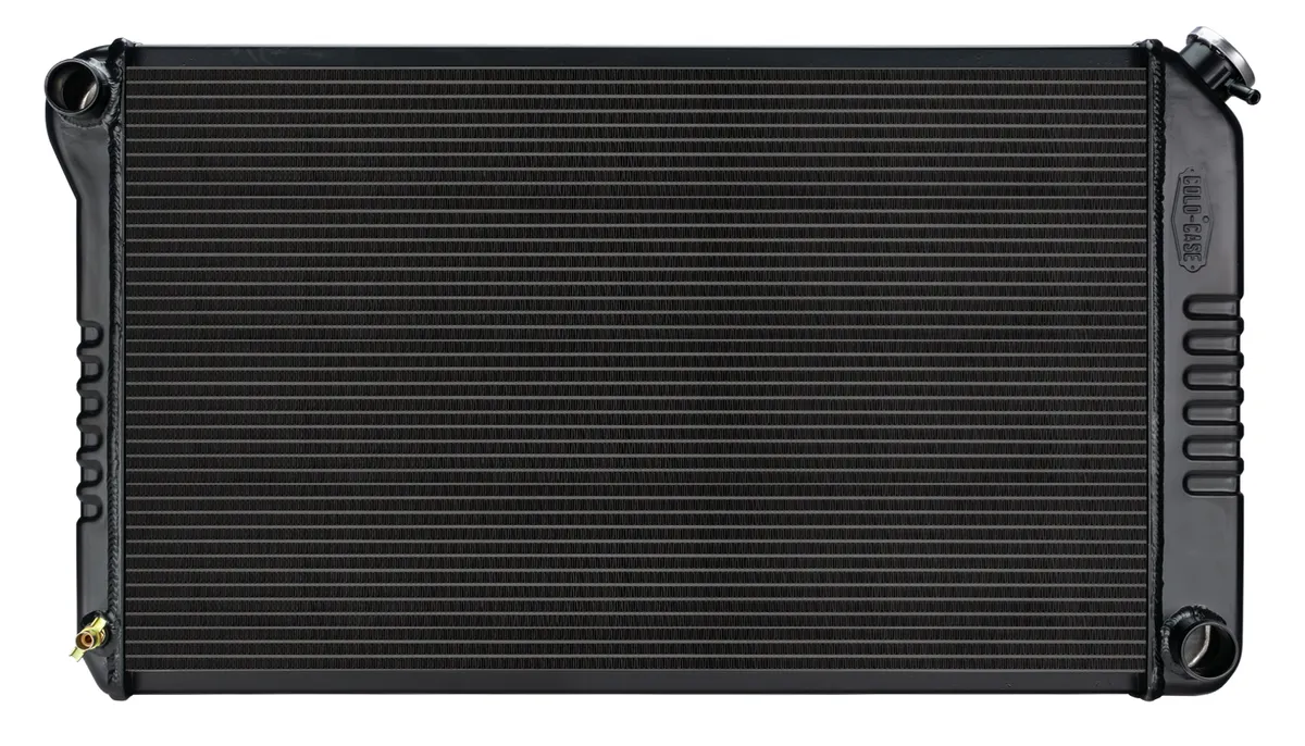 68-77 GM A-Body Manual Aluminum Radiator Black Night Rider Series Cold Case Radiators product image