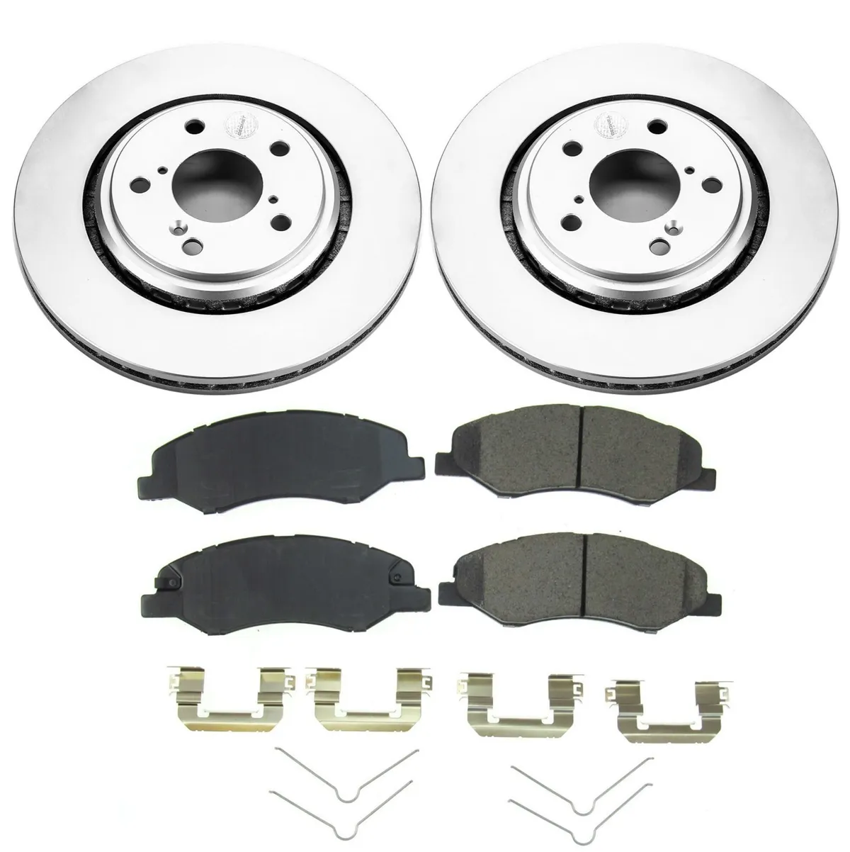 Z17 Geomet Coated Rotor Kit: Genuine Geomet Fully Coated Rotors; Ceramic Pads W/Hardware product image