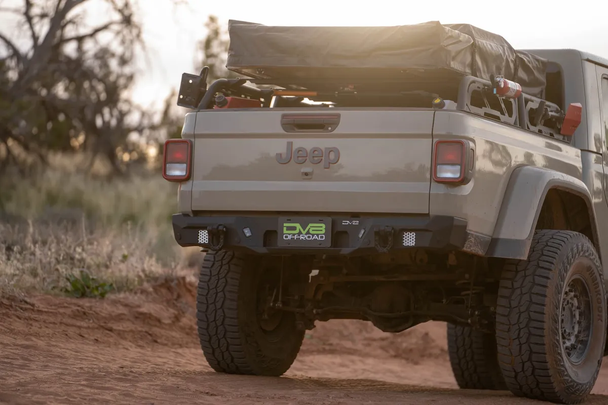 2023 Gladiator Mto Series Rear Bumper Black product image