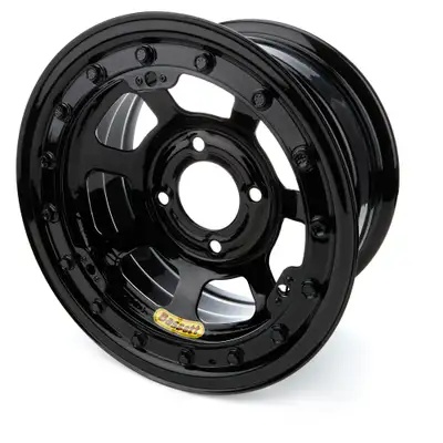Bassett Wheel 13X7 4X4.5 4in BS Black D-Hole