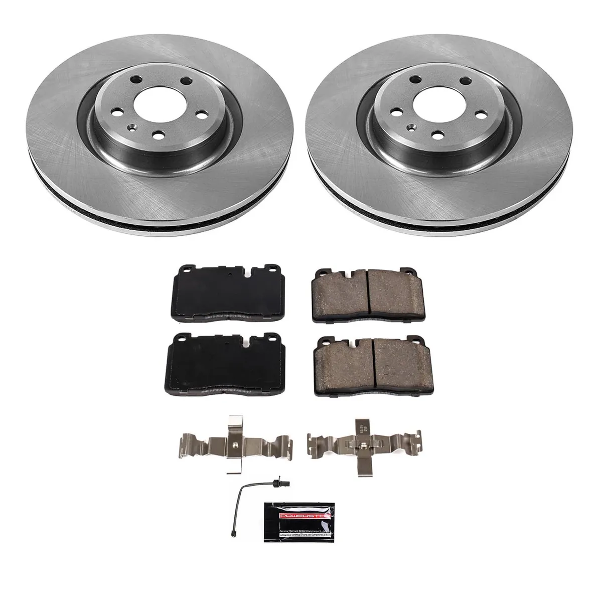 Z17 Direct Replacement Kit: Rotors; Ceramic Pads W/Hardware; Pad Sensors product image
