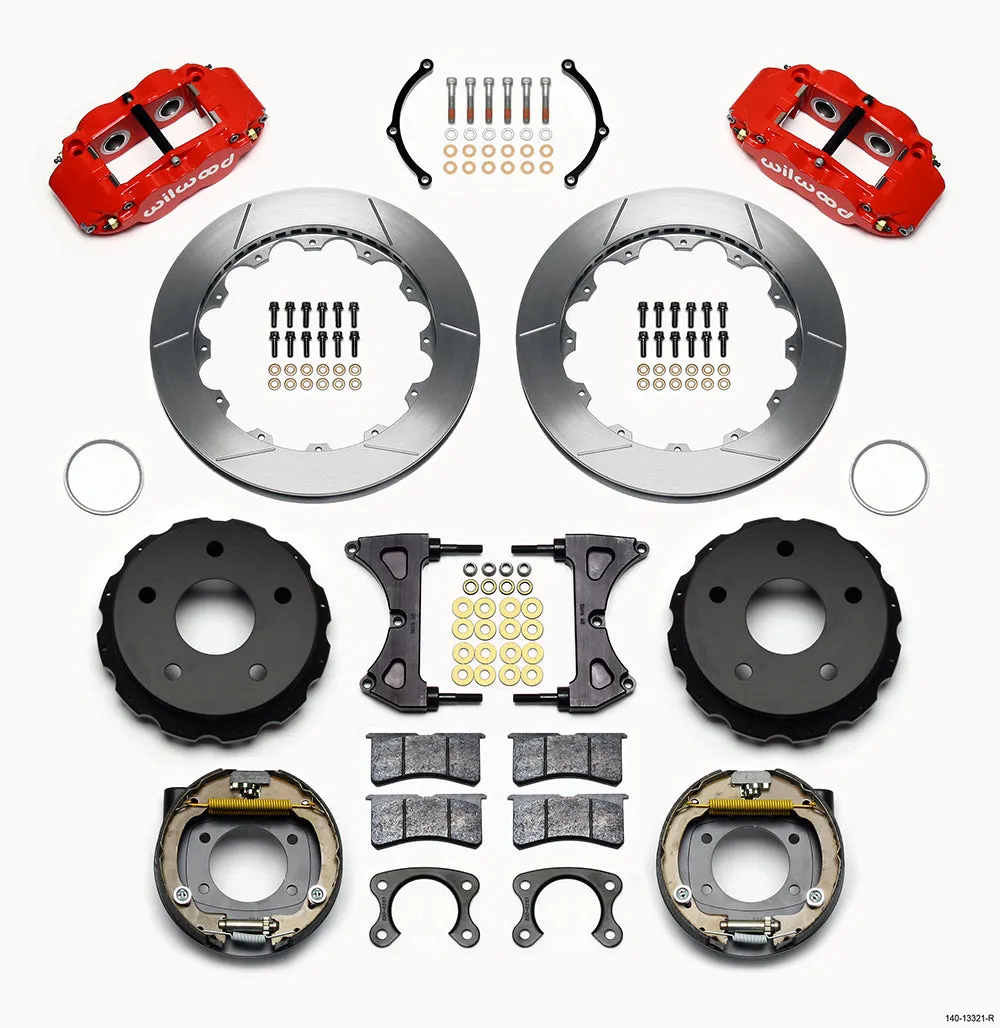 Wilwood FNSL4R Rear P-Brk Kit 12.88in Red Small Ford 2.36in Off Bronco 5 x 5.50 product image