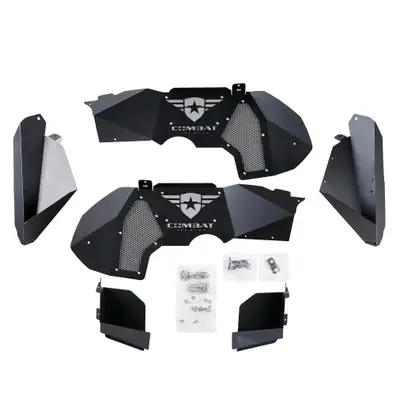 Combat Off Road Combat Off Road Aluminum Battle Ready Inner Fender Liners – Front Only - JT