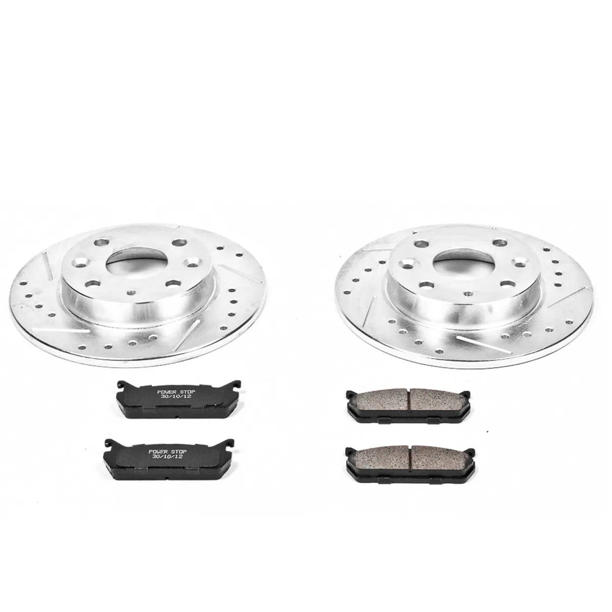 Z23 Evolution Sport Upgrade Kit: Drilled/Slotted Rotors; Carbon-Fiber Ceramic Pads W/Hardware product image