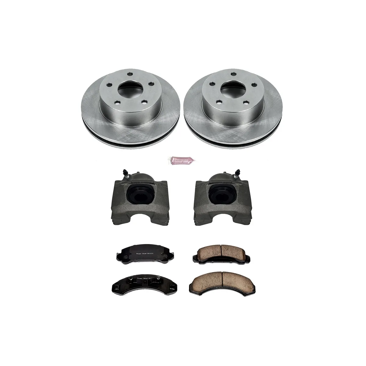Z17 Direct Replacement Kit: Rotors; Ceramic Pads; Calipers product image