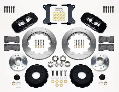 Wilwood Brakes Wilwood AERO6 Front Hub Kit 14.00-Red Chevy C-10 60-87 CPP Drop Spindle
