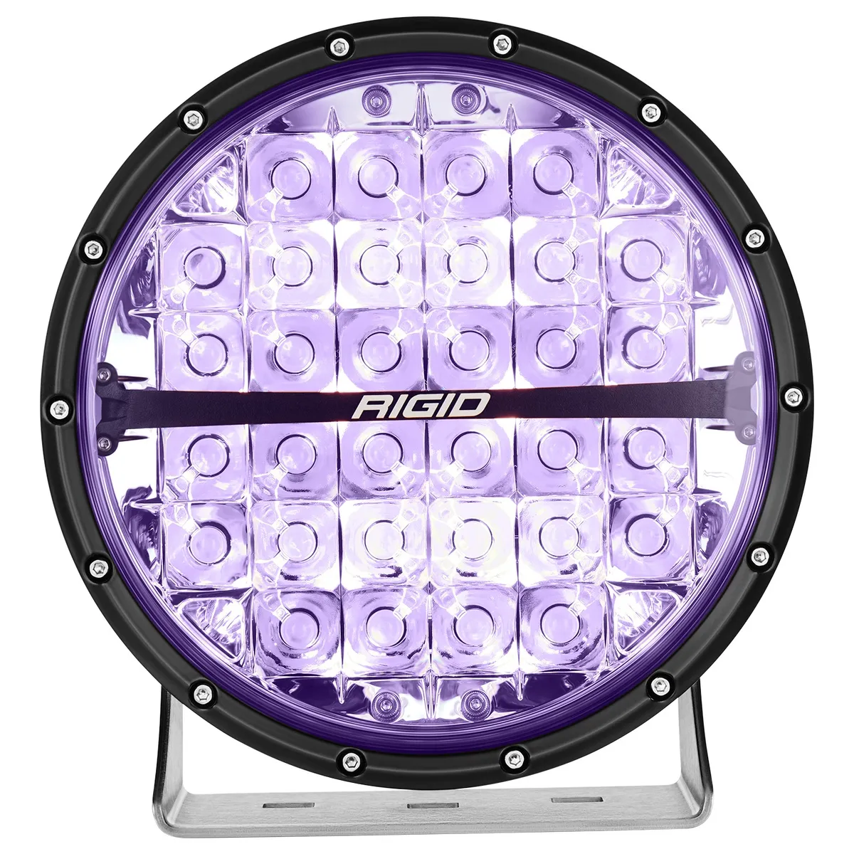 Rigid 360-Series 9 Inch Round LED Off-Road Spot Beam Pattern For Moderate Speed (20-50 Mph) And Rgbw Backlight Single product image