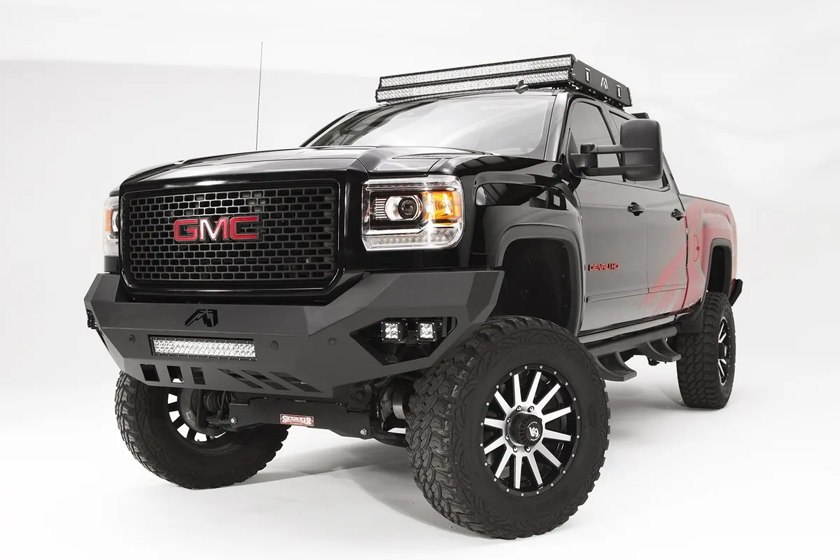 1519 Sierra 2500/3500hd Vengeance Front Sensor Bumper w/ no Guard Matte Black product image