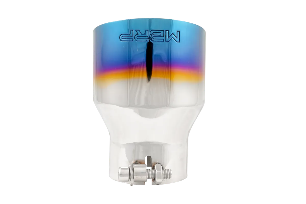 Armor Pro Burnt End Tip; T304 Stainless Steel; 3 in. Inlet; 4.5 in. OD. Out; Angle; 6.13 in. Length; product image