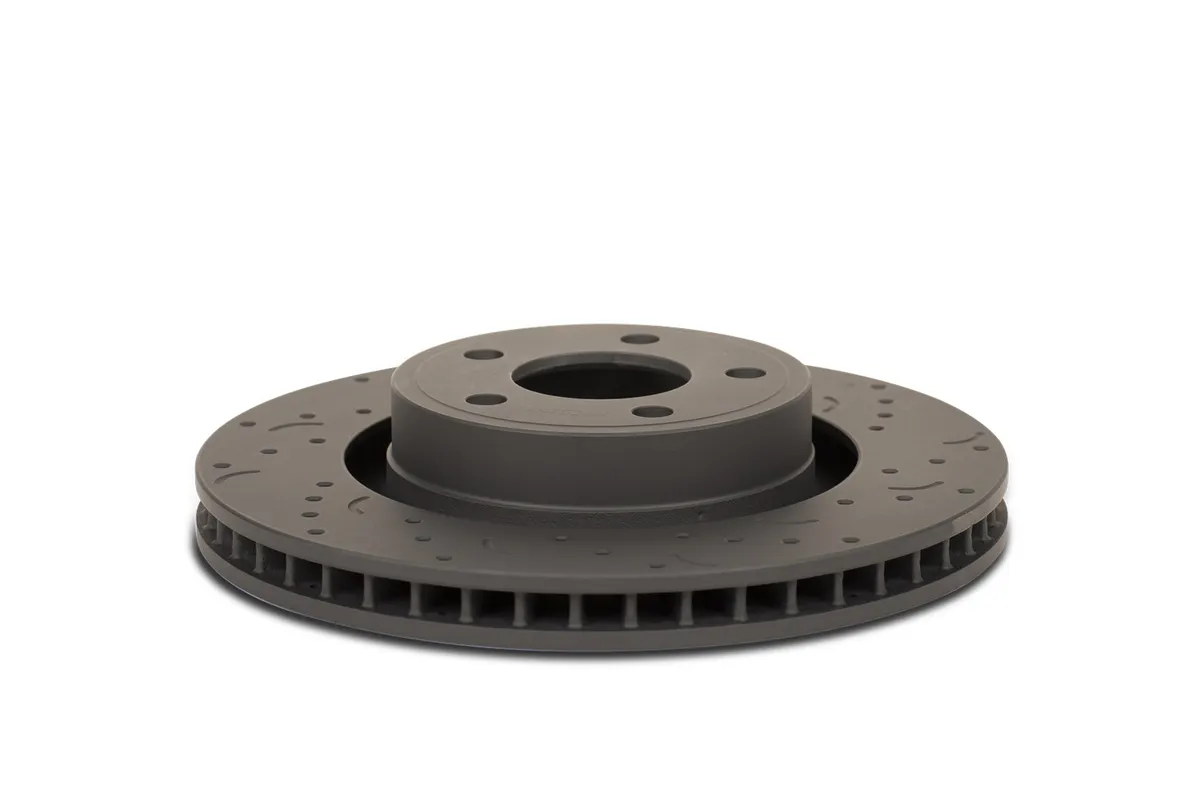 Talon Street Rotor And Brake Pad Kit; Cross Drilled And Slotted w/LTS Pads; Rear; product image