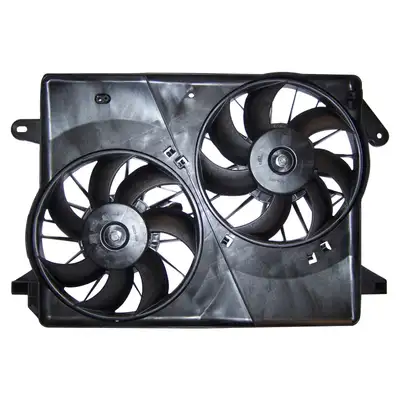 Crown Automotive Jeep Replacement 2005-2007 LX Magnum 300 Charger;2006-2007 LE 300 (Europe);w/ 2.7L 3.5L 5.7L 6.1L Engines; Radiator Cooling Fan Module