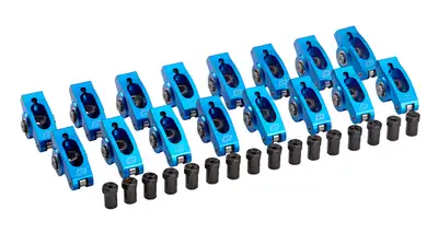 Proform Engine Roller Rocker Arm Set 1.5 Ratio 3/8 Stud Self Aligning Fits SB Chevy Clamshell Pack Proform