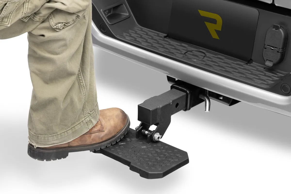 2in Hitch Receivers Universal Fold Down Bumper Step Black product image