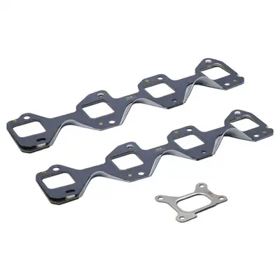 Pacific Performance Engineering 2017-2020 GM 6.6L Duramax Standard Port Stainless Steel Exhaust Manifold Gasket Set 3 pcs PPE Diesel