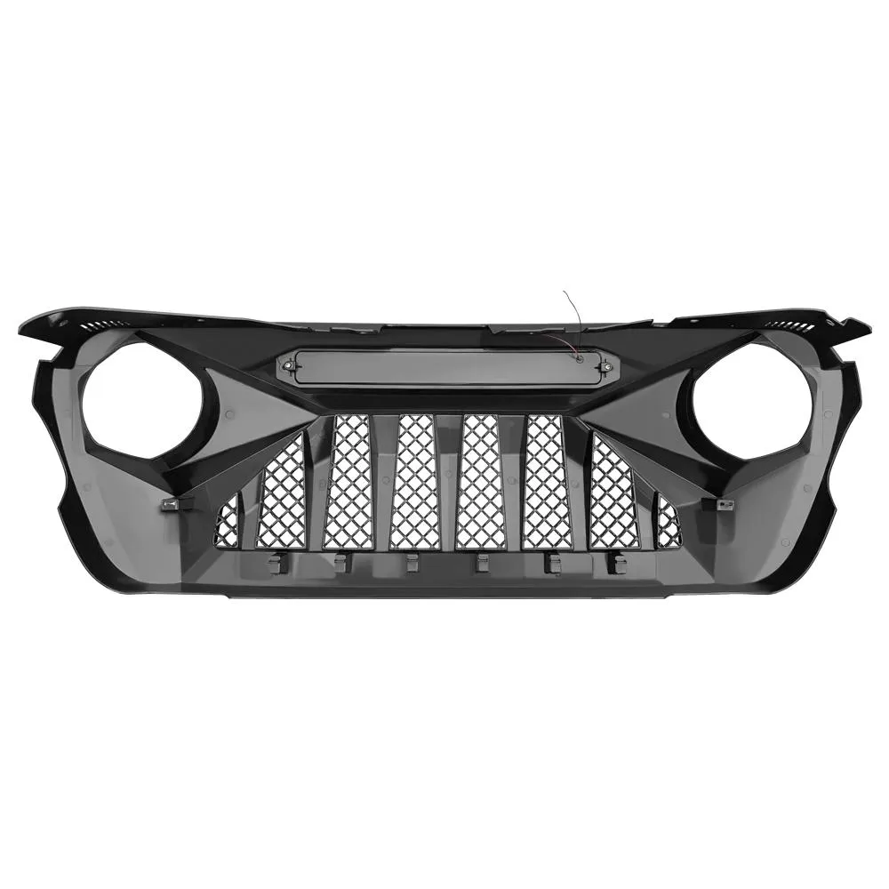 Demon Grille W/ Red Star Lights For 18+ Wrangler JL & Gladiator JT W/O Trailcam product image