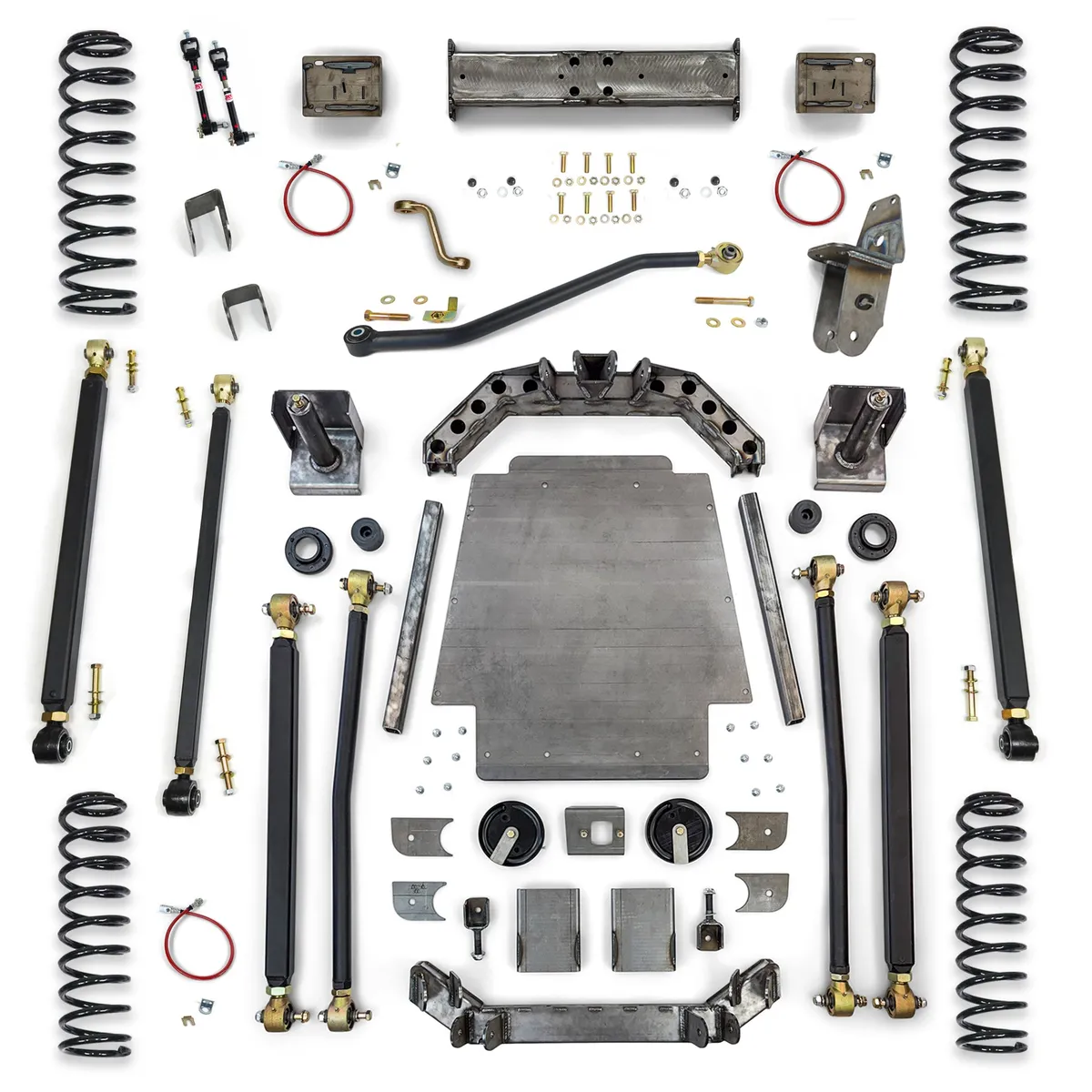 Clayton Off Road 3 Link Long Arm Lift Kit w/Rear Coil for Jeep Cherokee XJ product image