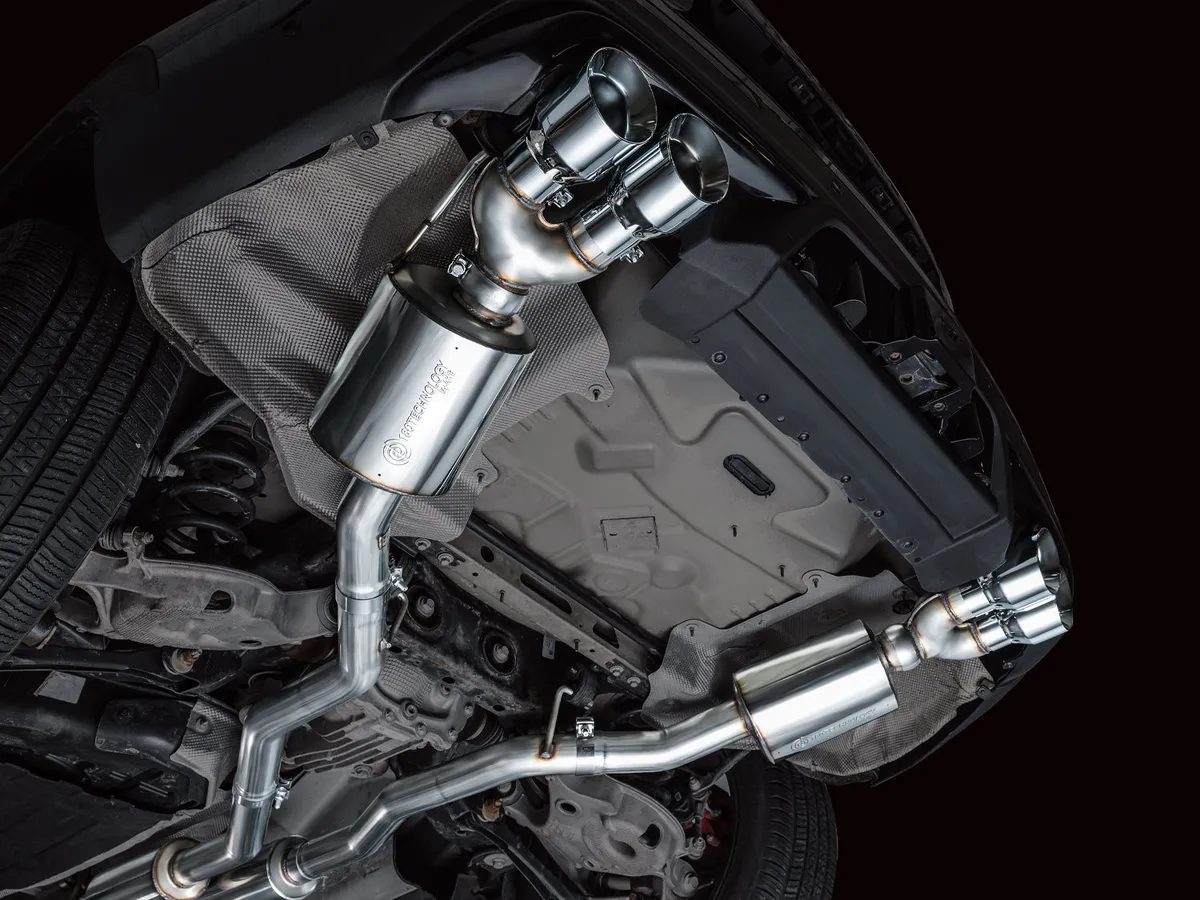 AWE Touring Edition Exhaust for Ford Explorer ST - Chrome Silver Tips product image