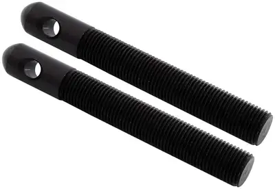 Allstar Performance Alum Hood Pins 1/2in 1/4in Holes Black 20pk