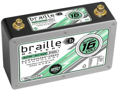 Braille Battery Lithium ION Super 16 Volt Battery 950 Amps