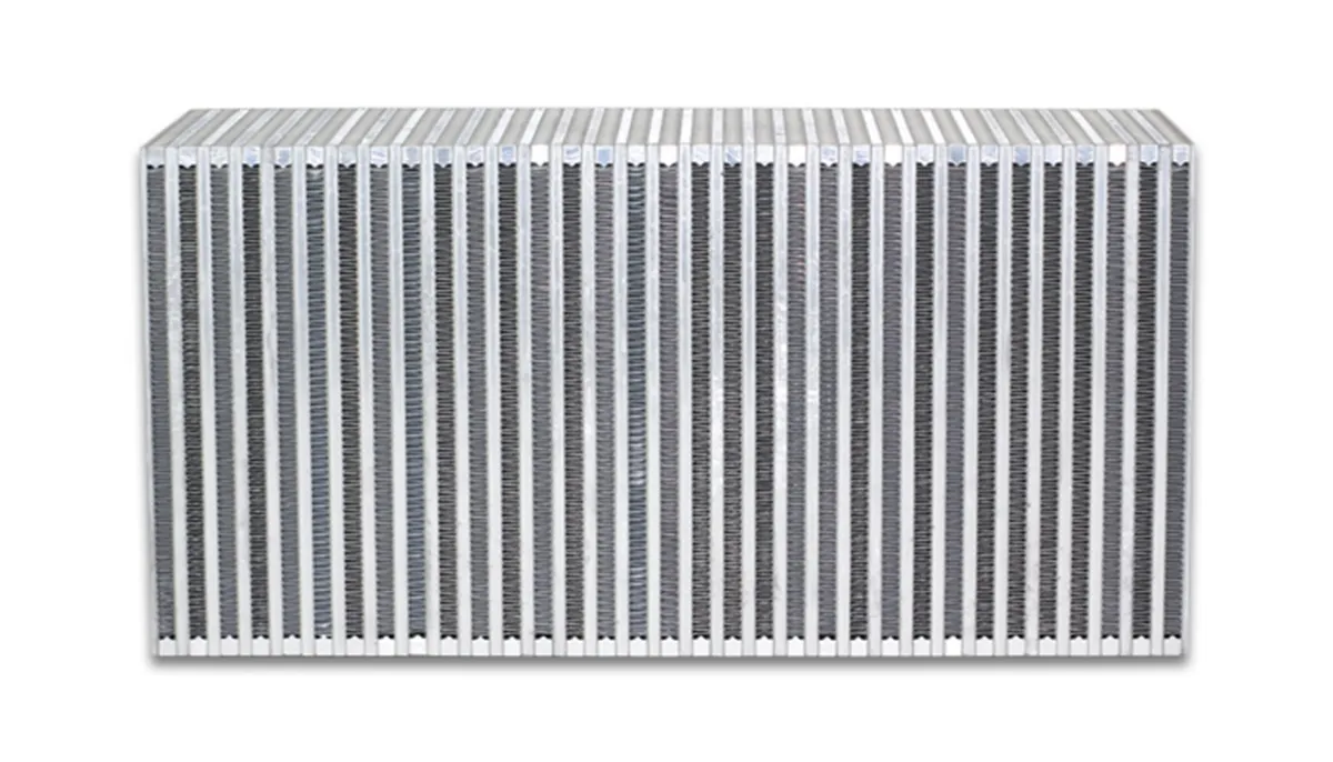 Vertical Flow Intercooler Core; 22 in. Core Width; 6 in. Core Thickness; 11 in. Height; 6061 Aluminum; product image