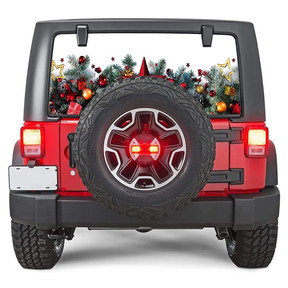 Holiday Star Rear Window Decal product image