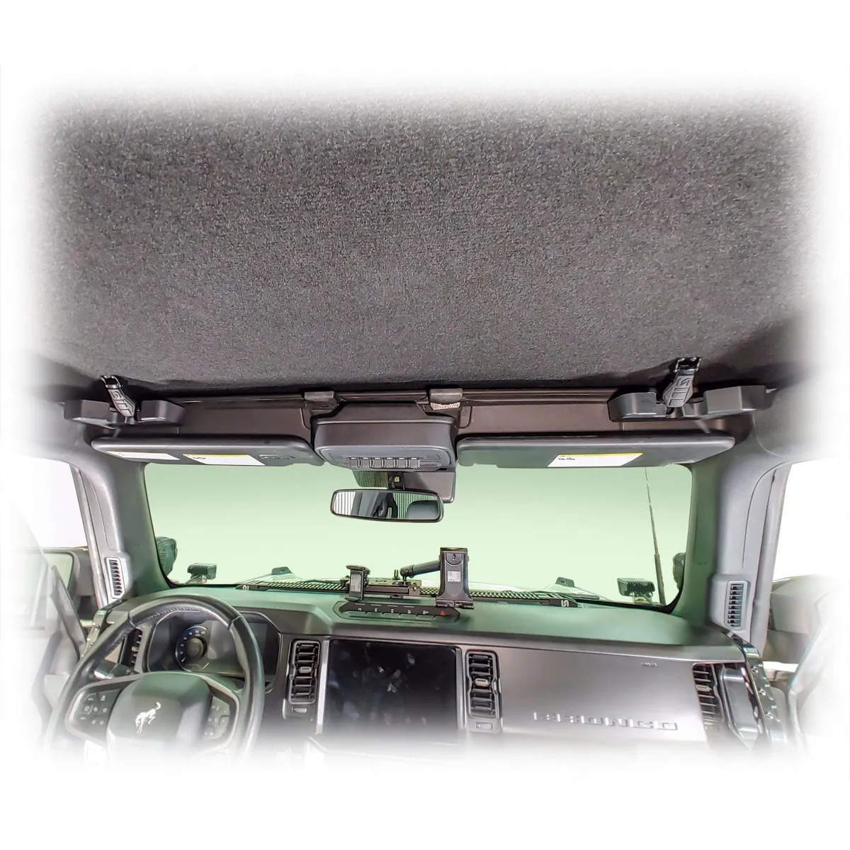 Turn Offroad 2021 Ford Bronco Hard Top (4 Door) Black Badge Delete Black Foam Headliner HTBR-M4BDHL01 product image