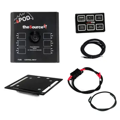 sPOD SourceLT w/ Mini6 for Universal w/ 36 Inch Battery Cables sPODS