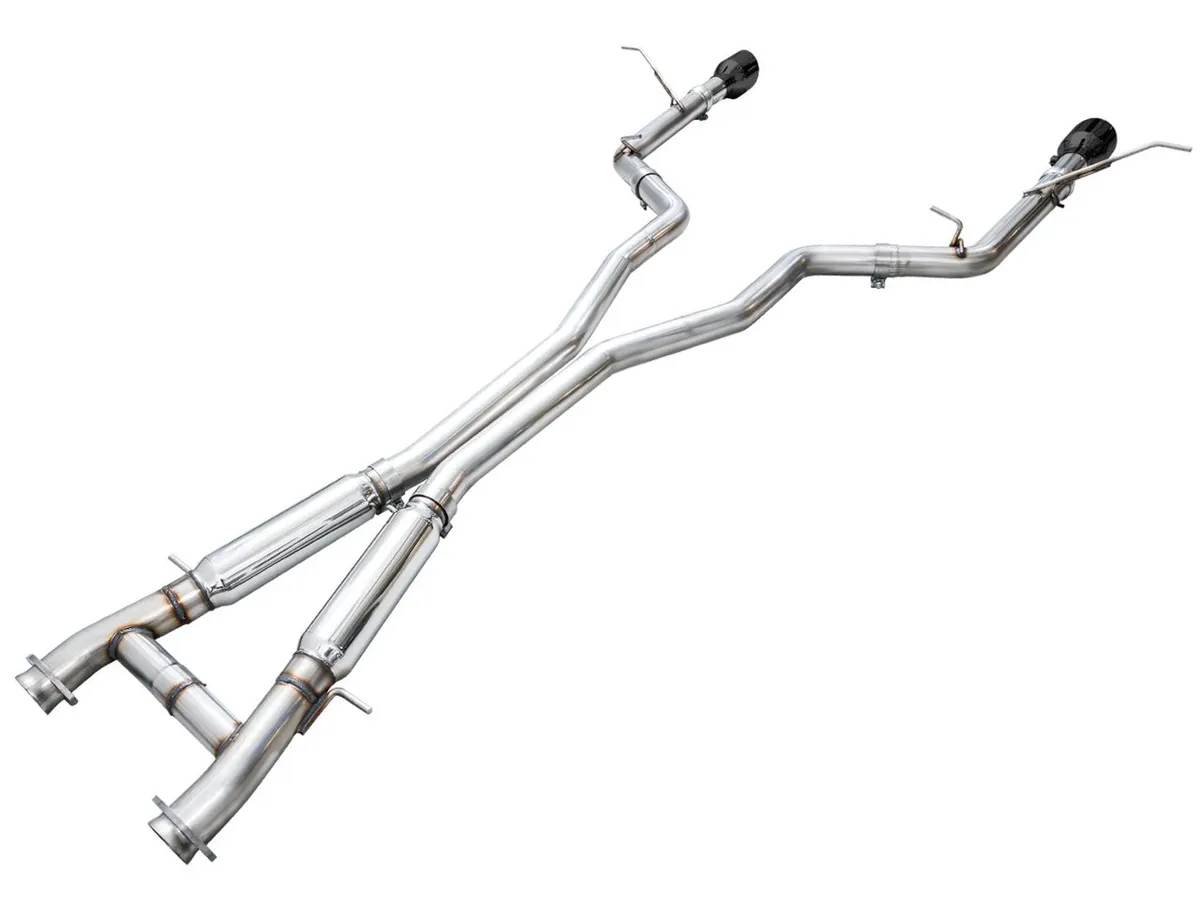 AWE Touring Edition Exhaust for Dodge Durango 6.4 / 6.2 SC - Chrome Silver Tips product image