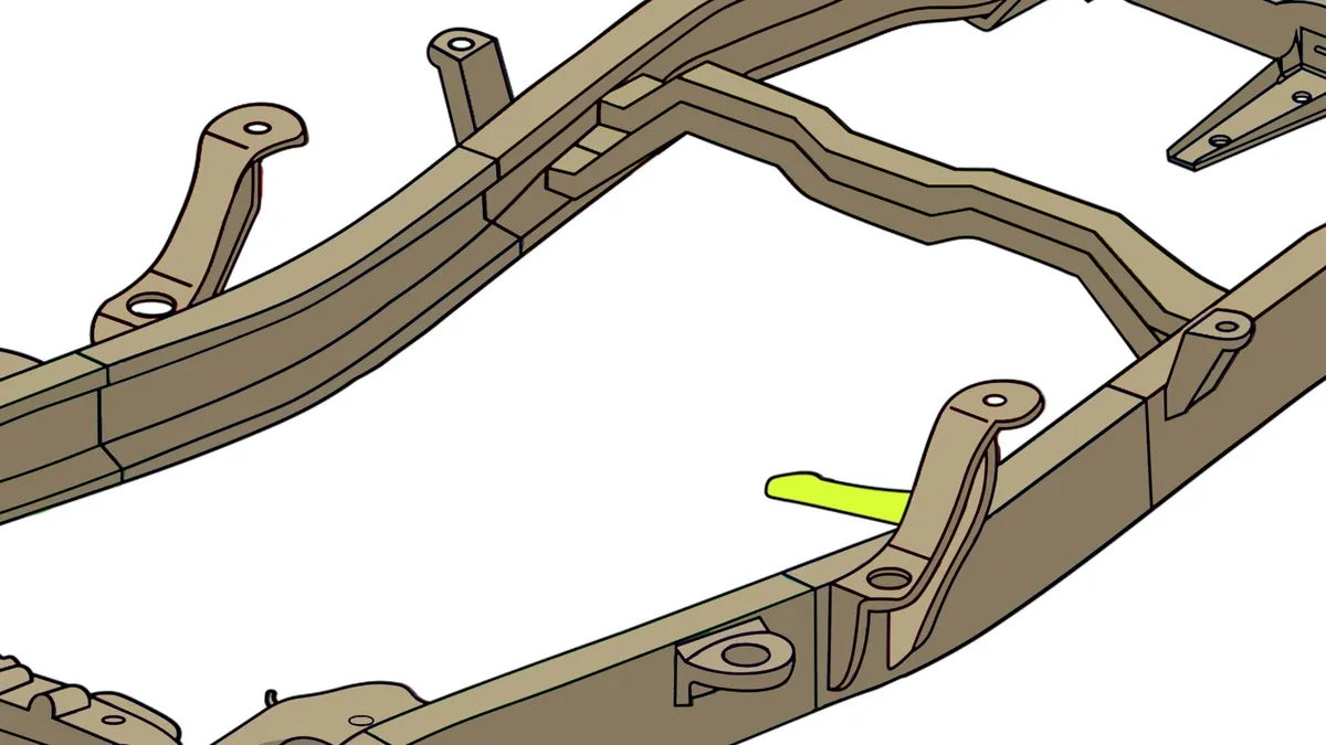 Fuel Tank Support Bracket For 94-04 Chevy S10/GMC Sonoma Rust Buster Frameworks product image