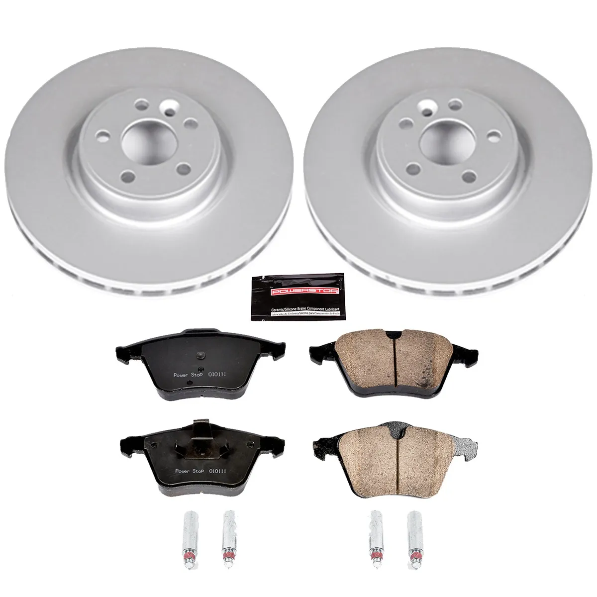 Z23 Sport Geomet Coated Rotor Kit For European Vehicles: Genuine Geomet Fully Coated Rotors; Carbon-Fiber Ceramic Pads W/Hardware product image