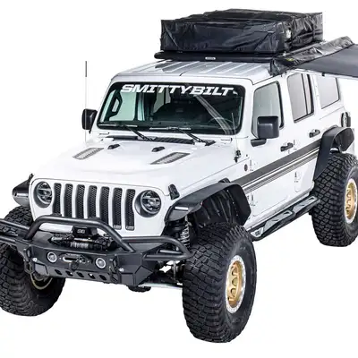 Smittybilt 18c Jeep Wrangler JL 4DR Xrc Front And Rear Flat Fender Flare Set of Four