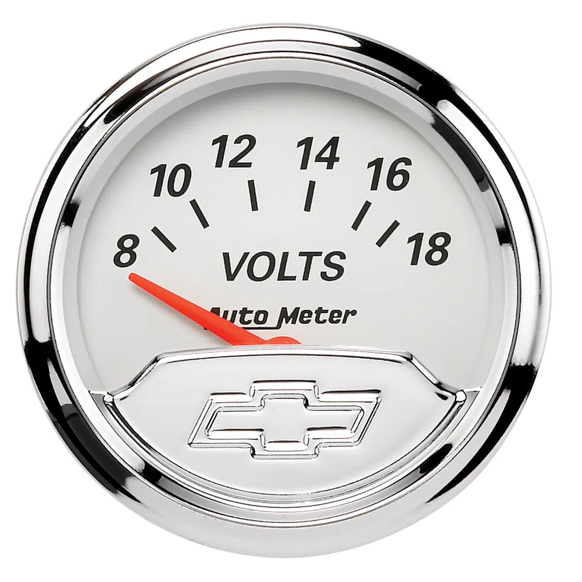 Gauge, Voltmeter, 2 1/16", 18V, Elec, Chevrolet Heritage Bowtie product image