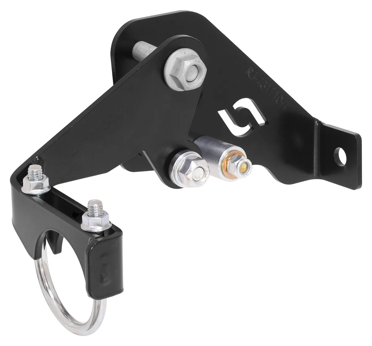 Currectlync Wrangler JK High Steer Front Trac Bar Relocation And Steering Stabilizer Shock Mount Axle Bracket RockJock 4x4 product image