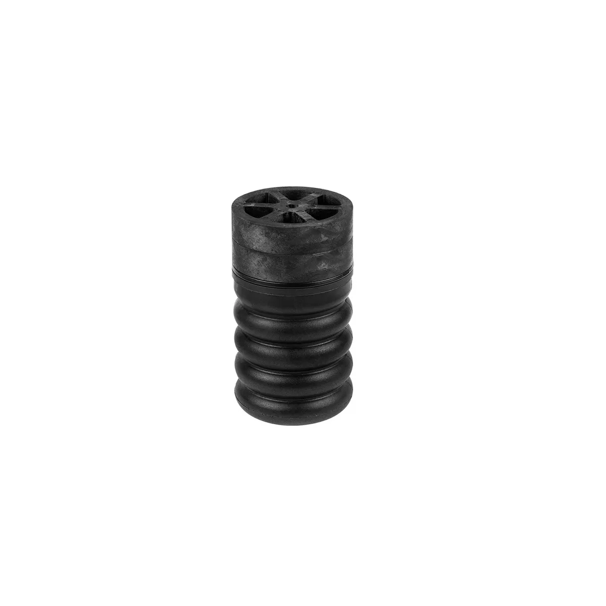 SumoSprings; Front Or Rear; Incl. Four 1 in. Spacers; For Fabricators And Custom Applications; One Piece Hollow Center; 1500 lbs. At 50 Percent Compression; Black; product image