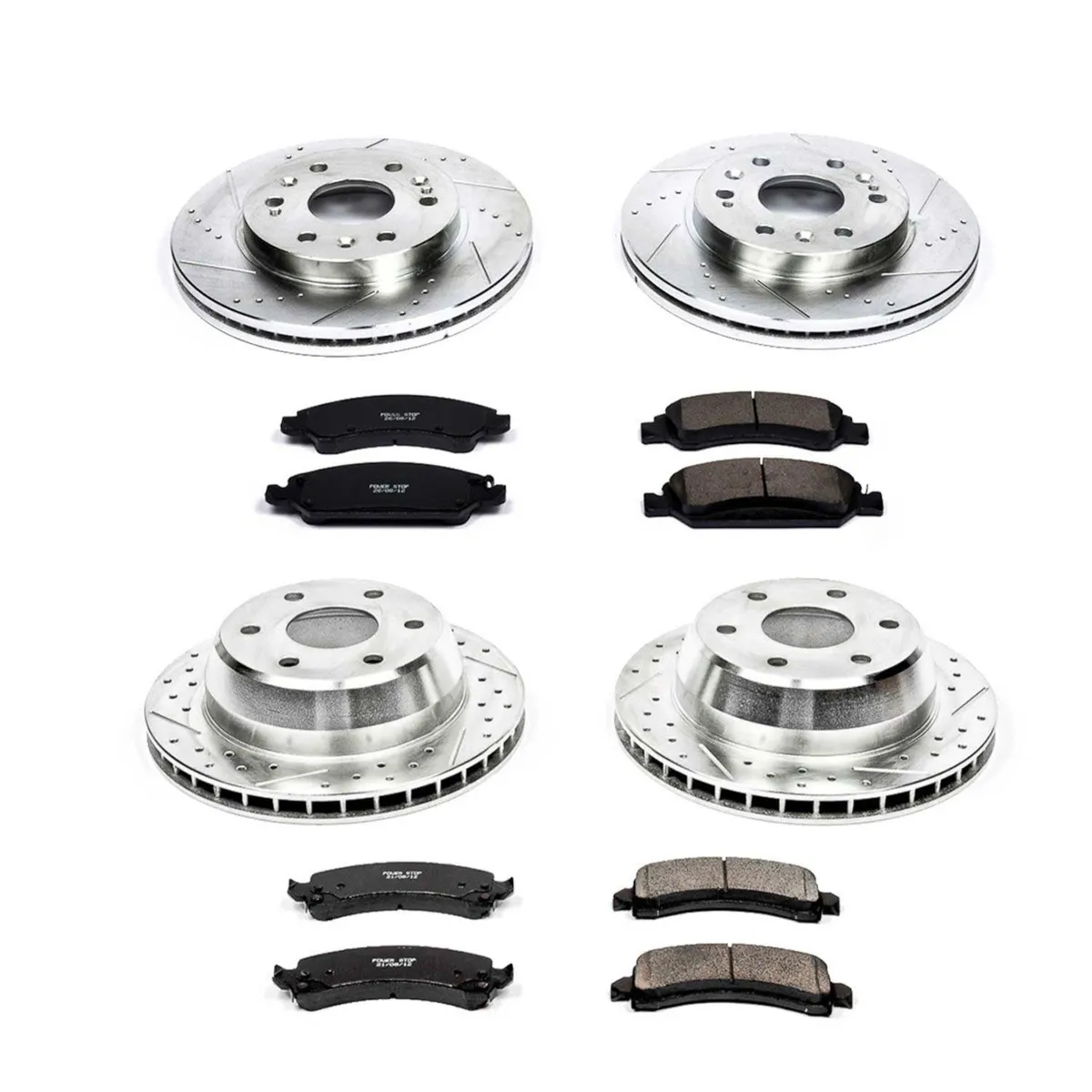 Z23 Evolution Sport Upgrade Kit: Drilled/Slotted Rotors; Carbon-Fiber Ceramic Pads W/Hardware product image
