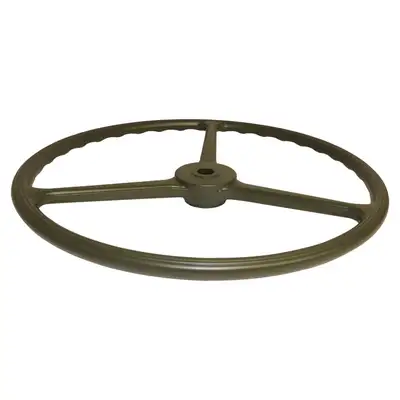 Crown Automotive Jeep Replacement Crown Automotive Jeep Replacement 7375336 Olive Drab Steering Wheel for Jeep / Willys 1941-1945 MB, 17 Diameter, 3 Spokes