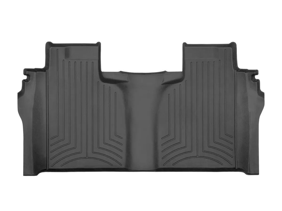 Rear FloorLiner HP Chevrolet Silverado 1500 2019 + Black Crew Cab Bucket Seating carpeted storage product image