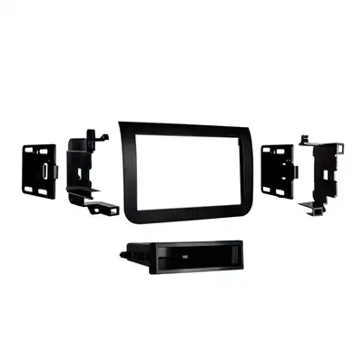 Metra Electronics Custom Fit Mounting Kit; ISO DIN Radio Provision w/Pocket; Incl.: Radio Trim Panel/Radio Brackets/Radio Mounting Brackets/Pocket/Clips/Screws;