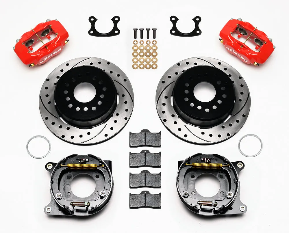Wilwood FDLI PS Park Brake Kit Red Small Ford 2.50in Offset product image