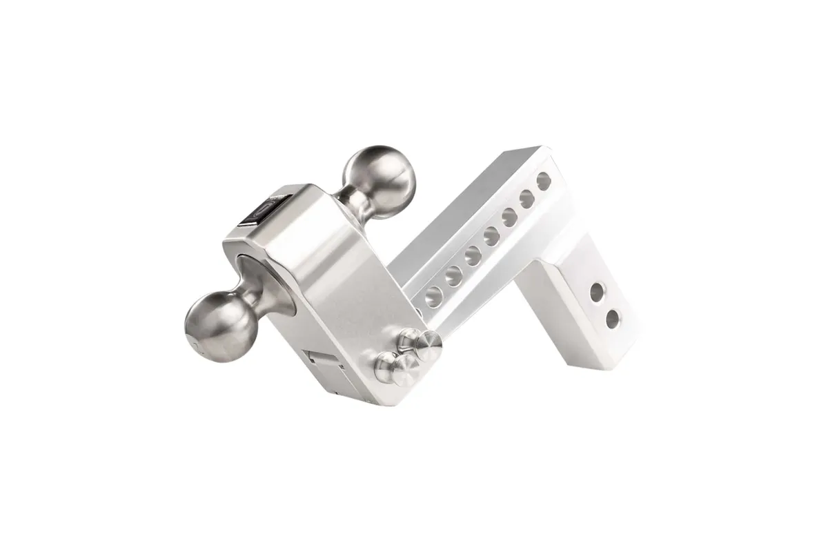 2.5" Aluminum Medium Duty Hitch 6" Drop/Rise w/ Stainless Steel Dual Ball product image