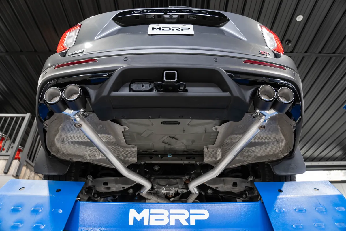 20c Explorer St/Explorer Platinum 3.0l Ecoboost Alum Steel Axleback 2.5 in w/ Dual Rear Quad Tips product image