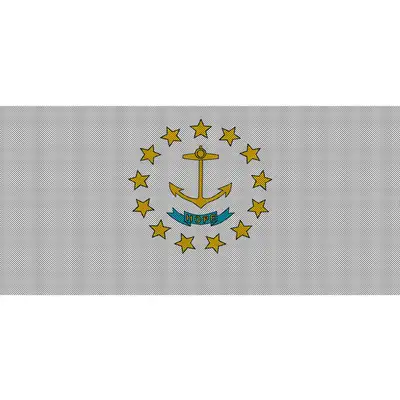 Under The Sun Inserts Rhode Island State Flag