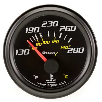 Equus 2 in. Mechanical Water Temperature Gauge